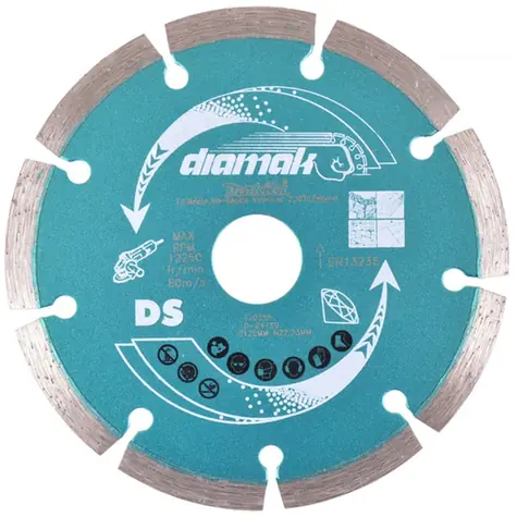 Makita D-61123 Diamantový segmentový kotouč / průměr 115 mm