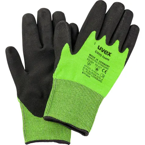 Uvex C500 foam - vel. 11 / Ochranné rukavice / Použití - odolné proti proříznutí