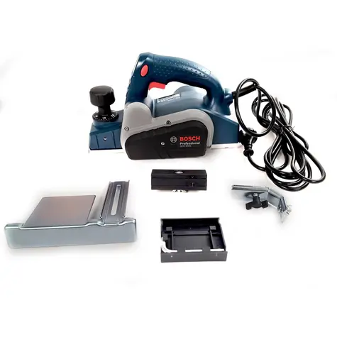 Bosch GHO 6500 Professional modrá / Elektrický hoblík / 650W / 82mm / 16 500 ot/min / 2.8 kg / příslušenství