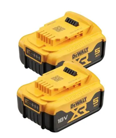 DEWALT DCB184P2 18V 5Ah / aku baterie / Li-ion / 2ks 