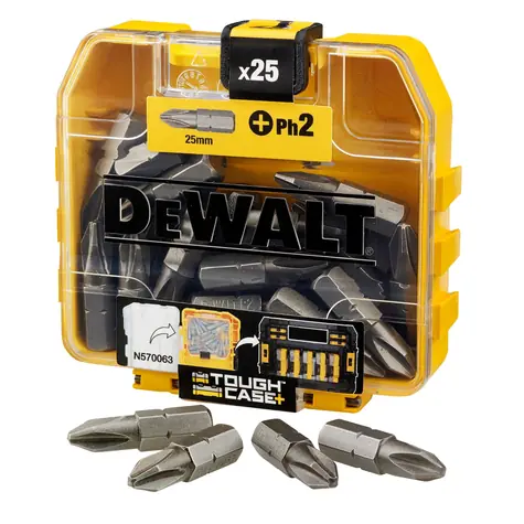 DEWALT DT71522 / sada bitů Ph2 v Tic Tac krabičce / 25 ks