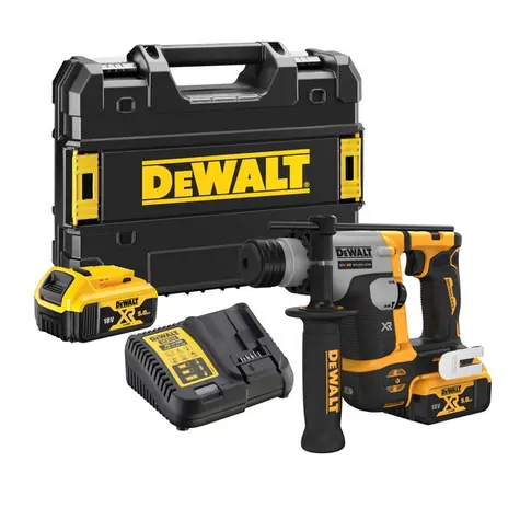 DeWALT DCH172P2 / Aku vrtací kladivo / SDS-Plus / 18V / 4.980 úderů-min / 1.4 J / 2x 5Ah / nabíječka