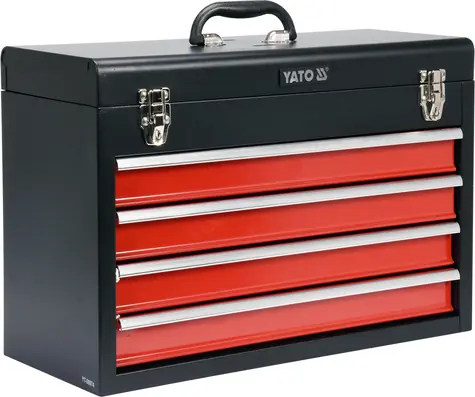 YATO YT-08874 / Skříňka na nářadí / 4x zásuvka / 520 x 360 x 218 mm