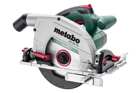 Metabo KS 66 FS  / Ruční okružní pila / 1500W / Průměr 190 mm / 5.000 ot-min / Hloubka řezu 66 mm 