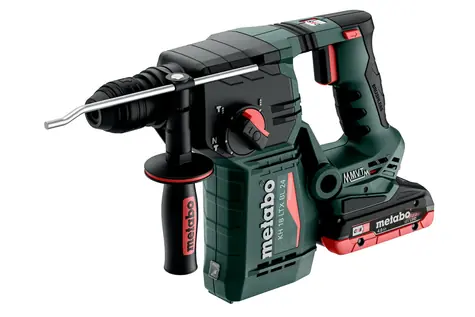 Metabo KHA 18 LTX / Aku Kladivo / 18V / 2x 4Ah / 1100 ot-min / 4000 příklepů-min / 2.2 J / SDS-plus