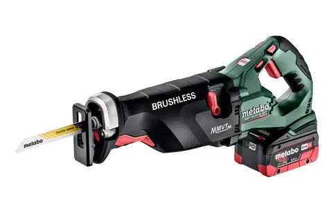 Metabo SSEP 18 LTX BL MVT / Aku Pila ocaska / 18V /2x8Ah / 0 - 3.000 z-min / Zdvih 32 mm 
