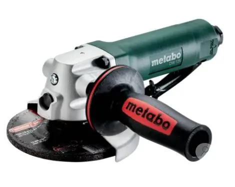 Metabo DW 125 / Pneumatická Úhlová bruska / 10000 ot-min / 125mm / 500 l-min