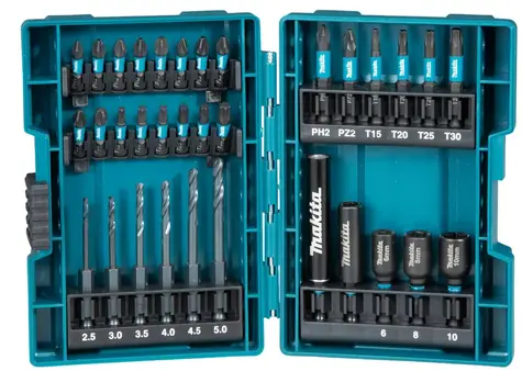 Makita B-66896 Sada torzních vrtáků a bitů (33 ks)