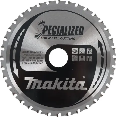 Makita B-07319 / pilový kotouč na kov / průměr 136 x 20 mm / počet zubů 30