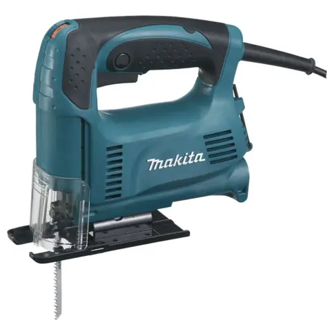 Makita 4327 / Přímočará pila s regulací / Zdvih 18 mm / 450 W / až 3.100 zdvihů min-1
