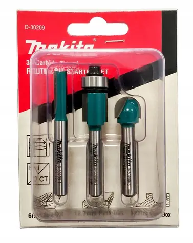Makita D-30209 Sada fréz / 3 ks