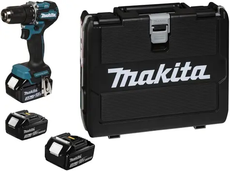 Makita DDF487RFE3 / Aku vrtací šroubovák / Li-ion / 18V / 3x 3.0Ah / 1.700 ot-min