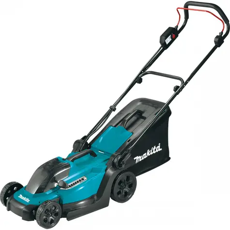 Makita DLM330ST / Aku Sekačka na trávu / 18V / 4.300 ot-min / až 270 m2 / záběr 33 cm / koš 30 l / 1x 5.0 Ah