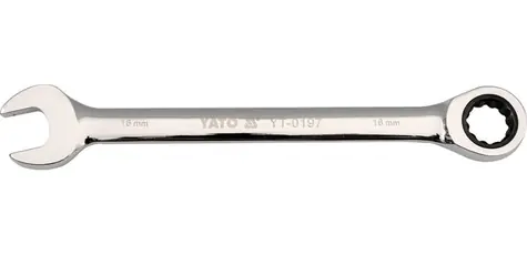 YATO YT-0195 / Klíč očkoplochý ráčnový 14 mm / 190 mm