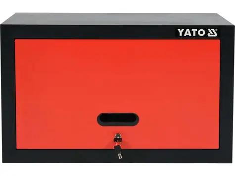 YATO YT-08935 Skříňka dílenská na nářadí prázdná na zeď / uzamykatelná / 66 x 30.5 x 41 cm