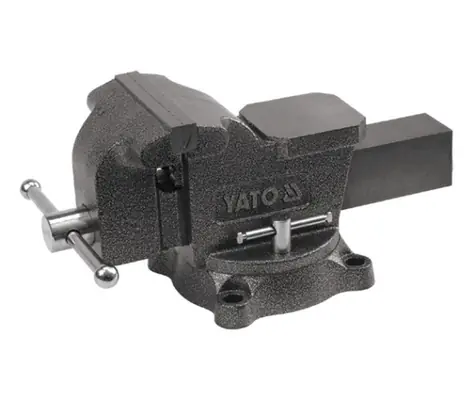 YATO YT-6501 / Svěrák zámečnický otočný 100 mm / 7 kg