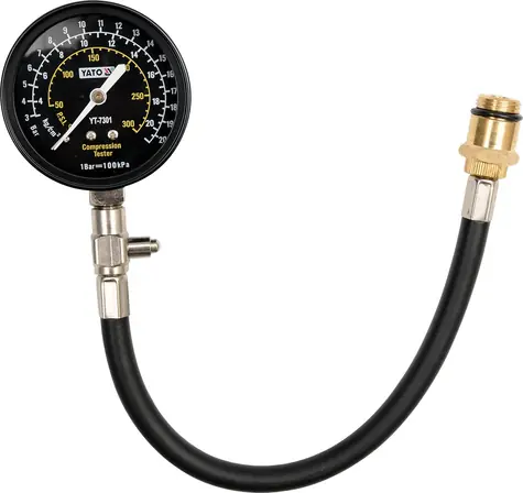 YATO YT-7301 / Měřící přístroj kompresního tlaku (hadička)
