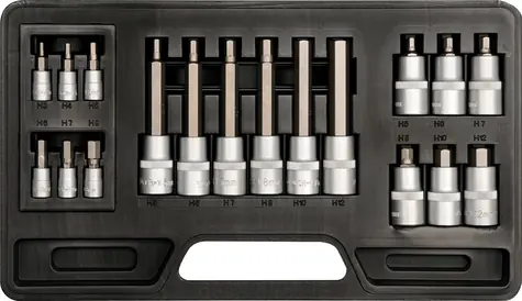 YATO YT-7752 / Bity sada 18 ks / imbus 3-12 mm