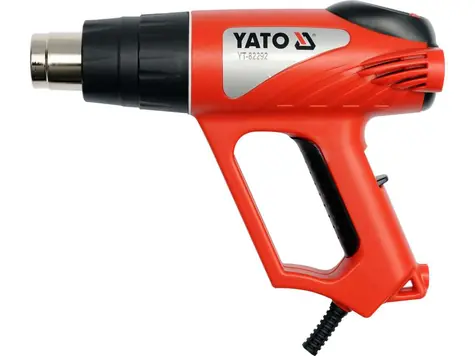 YATO YT-82292 / Horkovzdušná pistole s příslušenstv / 2000W / Teplota 50-550°C / Množství vzduchu 300-500 L-min 