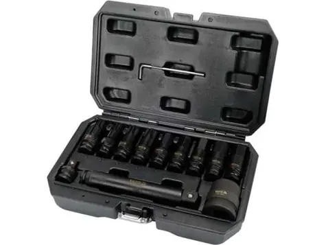 YATO YT-10655 / Sada nástrčných rázových nástavců hex&torx 3/4