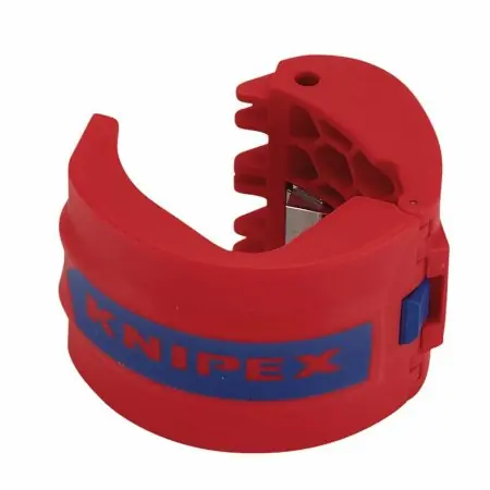 KNIPEX 90 22 10 bk Ruční řezačka na PVC trubky a těsnící manžety 