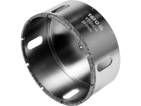 YATO YT-60434 / Diamantový vrták do kamene/keramiky/porcelánu 80mm