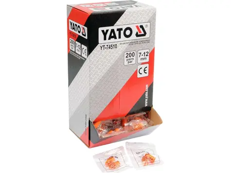 YATO YT-74510 / Špunty do uší pěnové 200 párů
