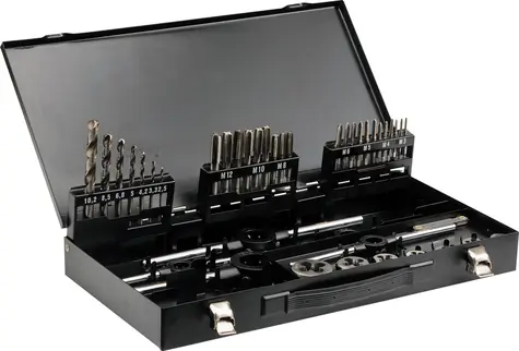 YATO YT-2978 / Souprava závitníků 44ks / M3 | M4 | M5 | M6 | M8 | M10 | M12