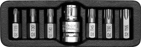 YATO YT-0410 / Sada bitů 7 ks TORX