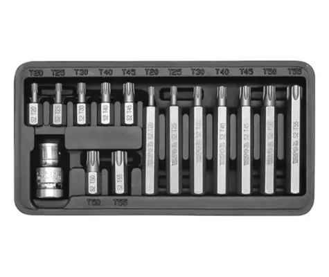 YATO YT-0411 / Sada bitů 15 ks TORX box