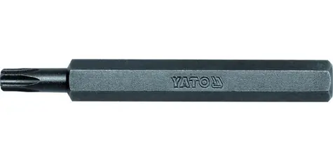 YATO YT-7955 / Bit TORX s otvorem 8 mm T27 x 70 mm / 20 ks