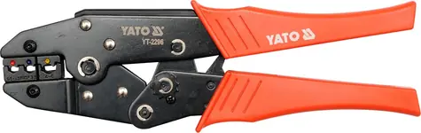 YATO YT-2296 / Kleště konektorové 230mm / 22-10(AWG) / 0.5-6.00mm2