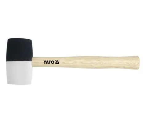 YATO YT-4604 / Palička gumová 780 g / černobílá