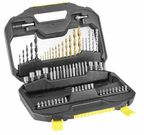 Stanley 7184 / Sada vrtáků, bitů a nástrčných klíčů / 70 druhů