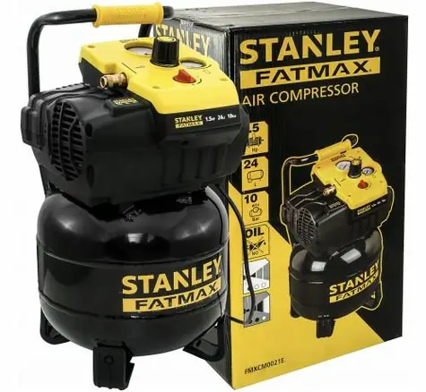 Stanley 8117230STF503 / Bezolejový kompresor / 24L / 10 bar / 1100W