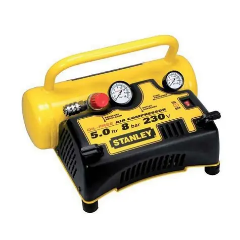 Stanley 8213360STN049 / Bezolejový Kompresor / 5L / 8 bar 