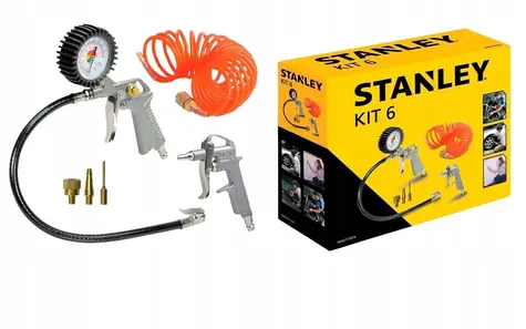 Stanley 9045717STN / Pneumatická ofukovací a hustící pistole Kit 6 / 5m hadice
