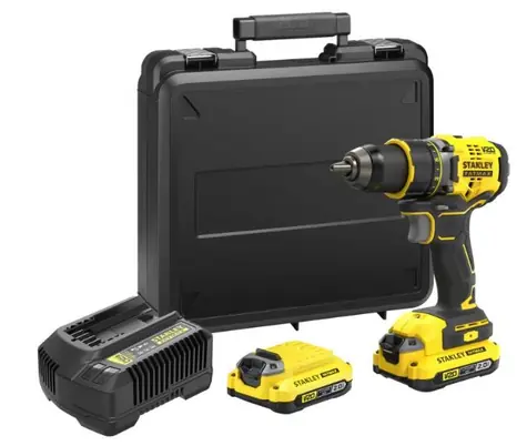 Stanley V20 SFMCD720D2K / Aku vrtačka / 18V / 2100 ot-min / 80 Nm / 2x 2.0Ah
