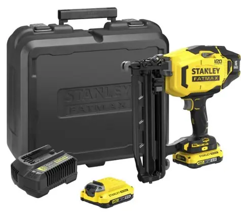 Stanley V20 SFMCN616D2K / Aku hřebíkovačka / 18V / Délka hřebíku: 25-64 mm / 2x 2.0Ah