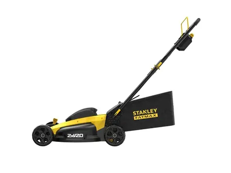 Stanley V20 SFMCMW2651M / Aku Sekačka na trávu / 18V / záběr 48 cm / koš 40 l / 2x 4.0Ah 