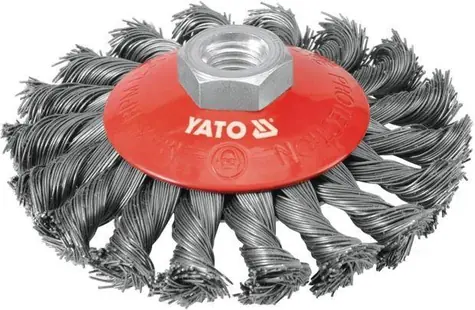 YATO YT-4763 / Kartáč drátěný boční M14 x 100 mm
