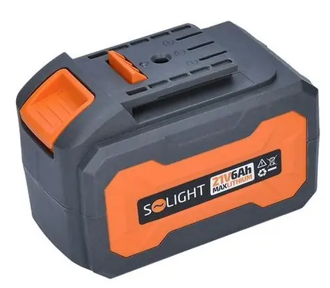 Solight RN-B6 / Akumulátor / 21V / 6.0Ah / Li-ion / pro aku nářadí Solight