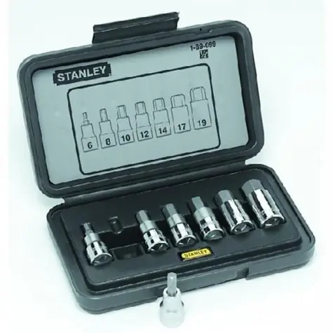 STANLEY 1-89-099 / Sada zástrčných šestihranných bitů 1/2
