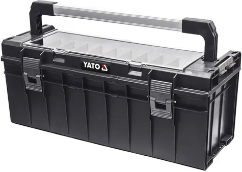 YATO YT-09184 / Box na nářadí plastový s organizérem / 650x270x272mm