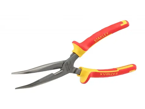 Stanley 0-84-008 / Kleště se zahnutými čelistmi 200mm / VDE 1000V