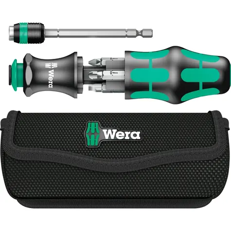 WERA Kraftform Kompakt 25 / Bitový šroubovák / 1/4
