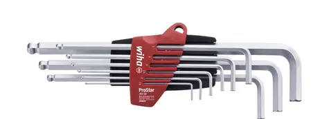 Wiha 07185 Sada zástrčných klíčů v držáku ProStar / 9 klíčů / ISO 2936L