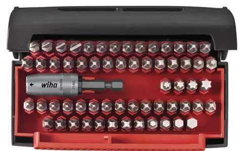 Wiha 07943 Sada bitů Collector standard 25 mm / 62 kusů / doprodej