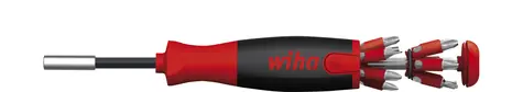 Wiha 38600 Magnetický šroubovák se zásobníkem nástavců LiftUp 25 / 12 nástavců / 1/4