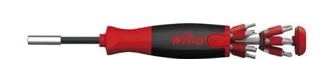 Wiha 38601 Magnetický šroubovák se zásobníkem nástavců LiftUp 25 / 12 nástavců / 1/4
